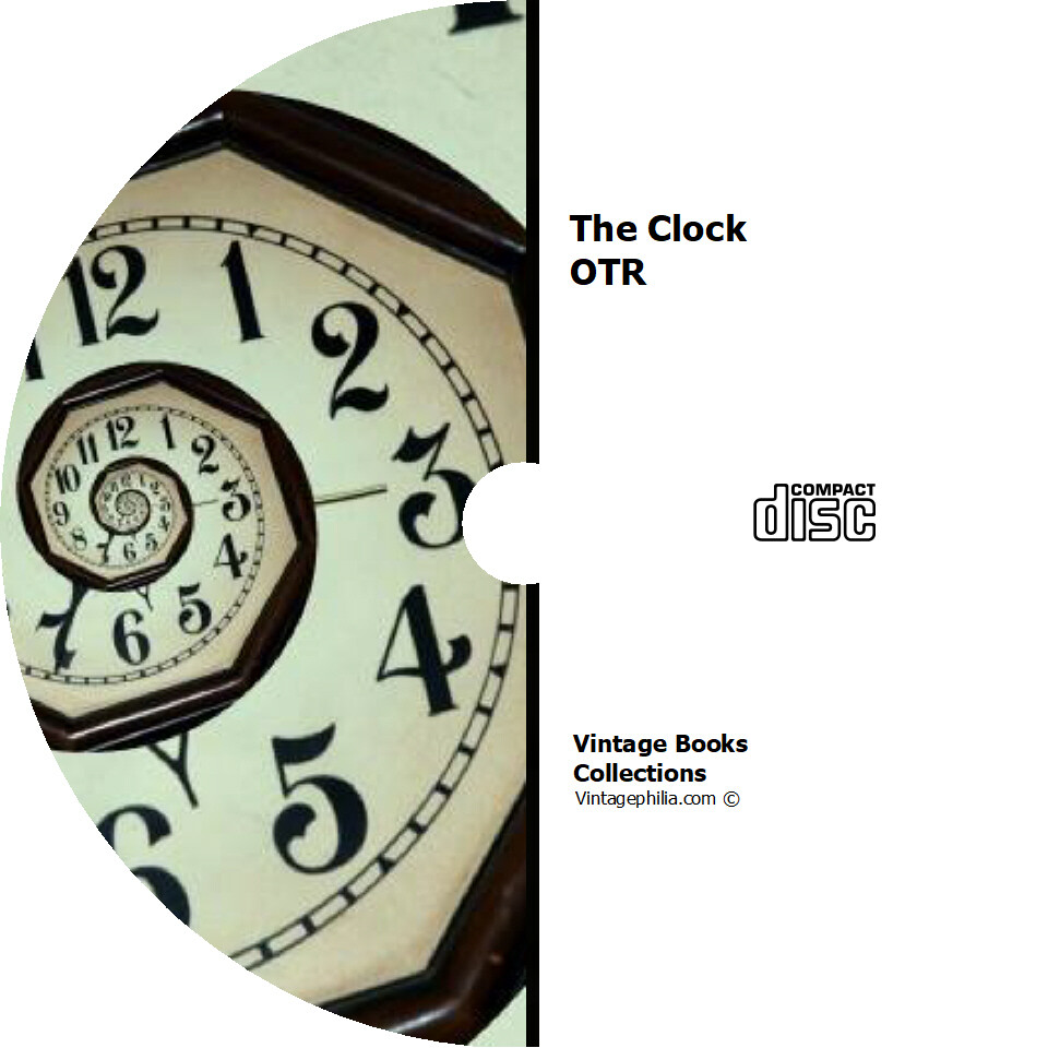 * THE CLOCK — Old Time Radio Shows (OTR) * Similar to Twilight Zone MP3 CD *