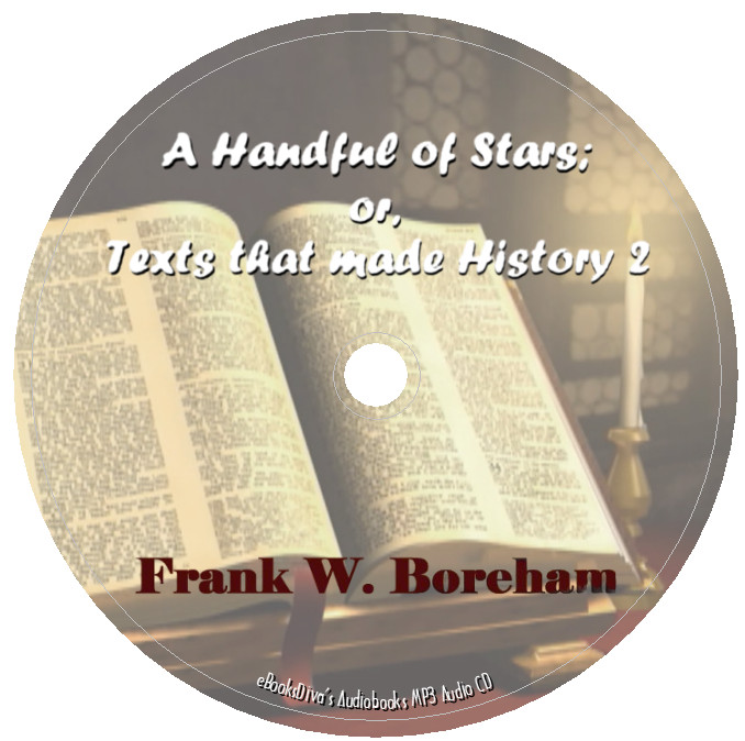 A Handful of Stars Frank W Boreham Devotional Audiobook in 1 MP3 Audio CD