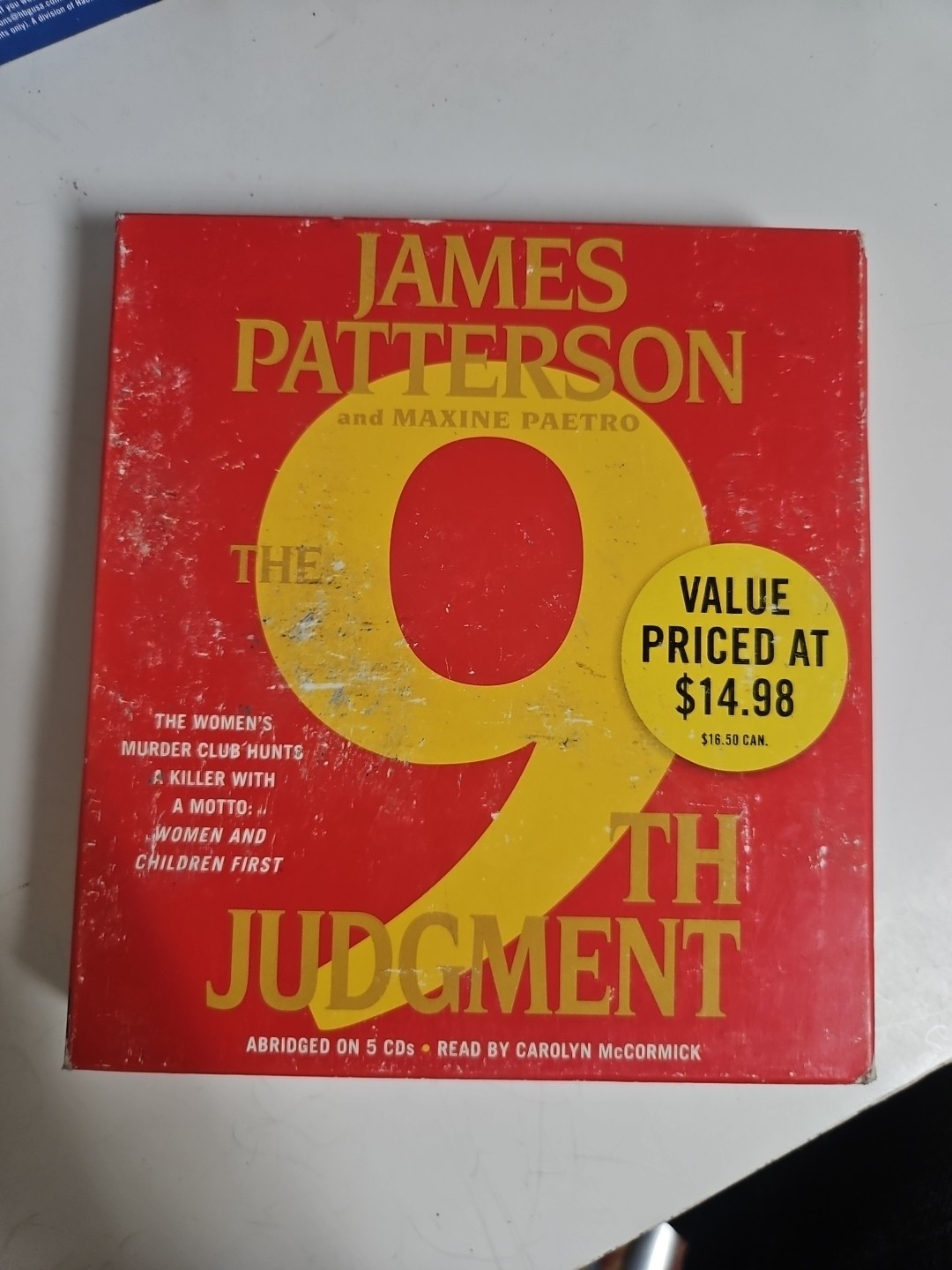 A Women’s Murder Club Thriller Ser.: The 9th Judgment by Maxine Paetro and James