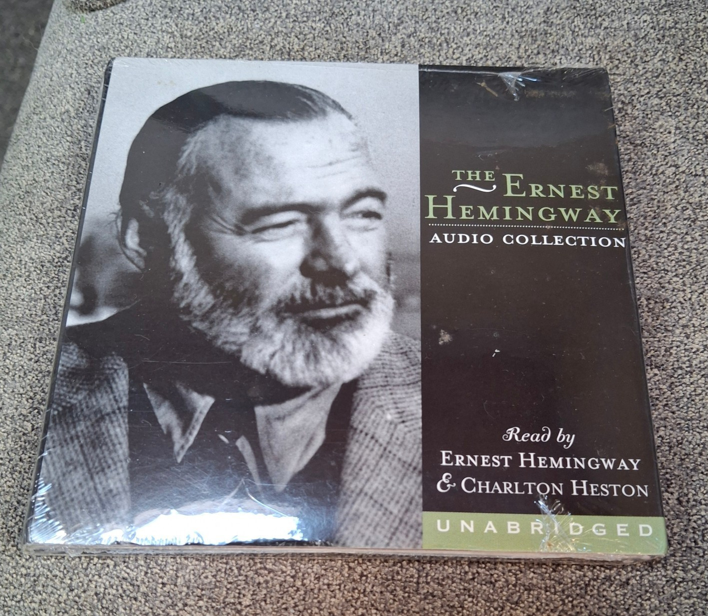 SEALED Ernest Hemingway Audio Collection 4CD Unabridged Read By Hemingway Heston