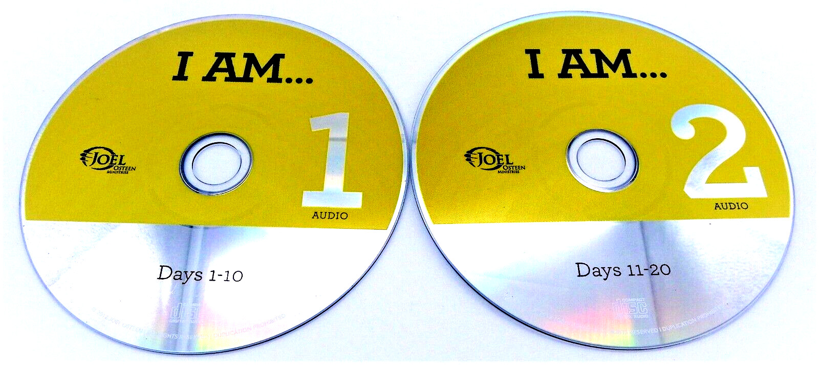 I AM… by Joel Osteen Ministries Days 1-20 Life Audio 2012 Discs and DVD only