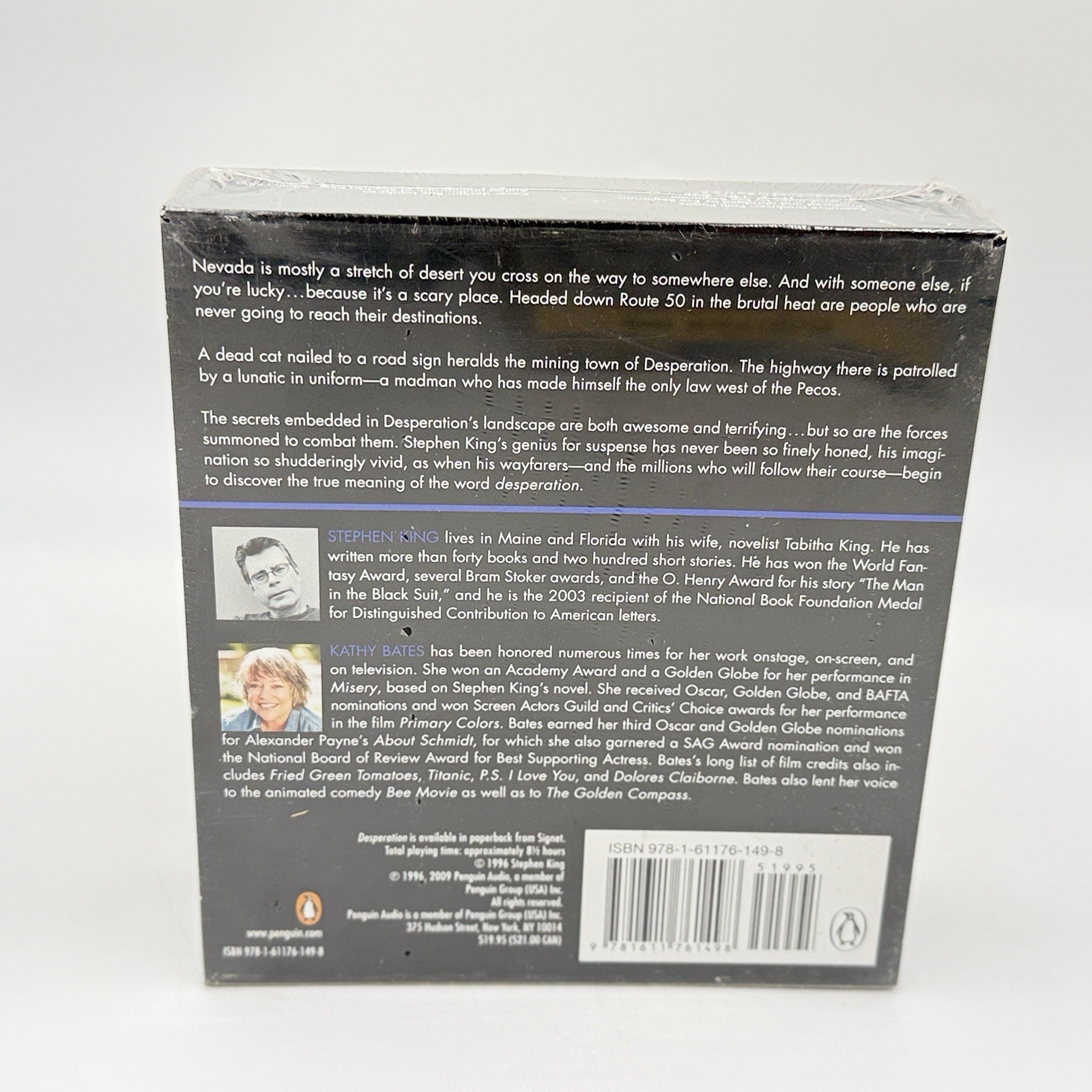 Stephen King DESPERATION CD Audio Book Sealed Read by Kathy Bates Penguin NEW