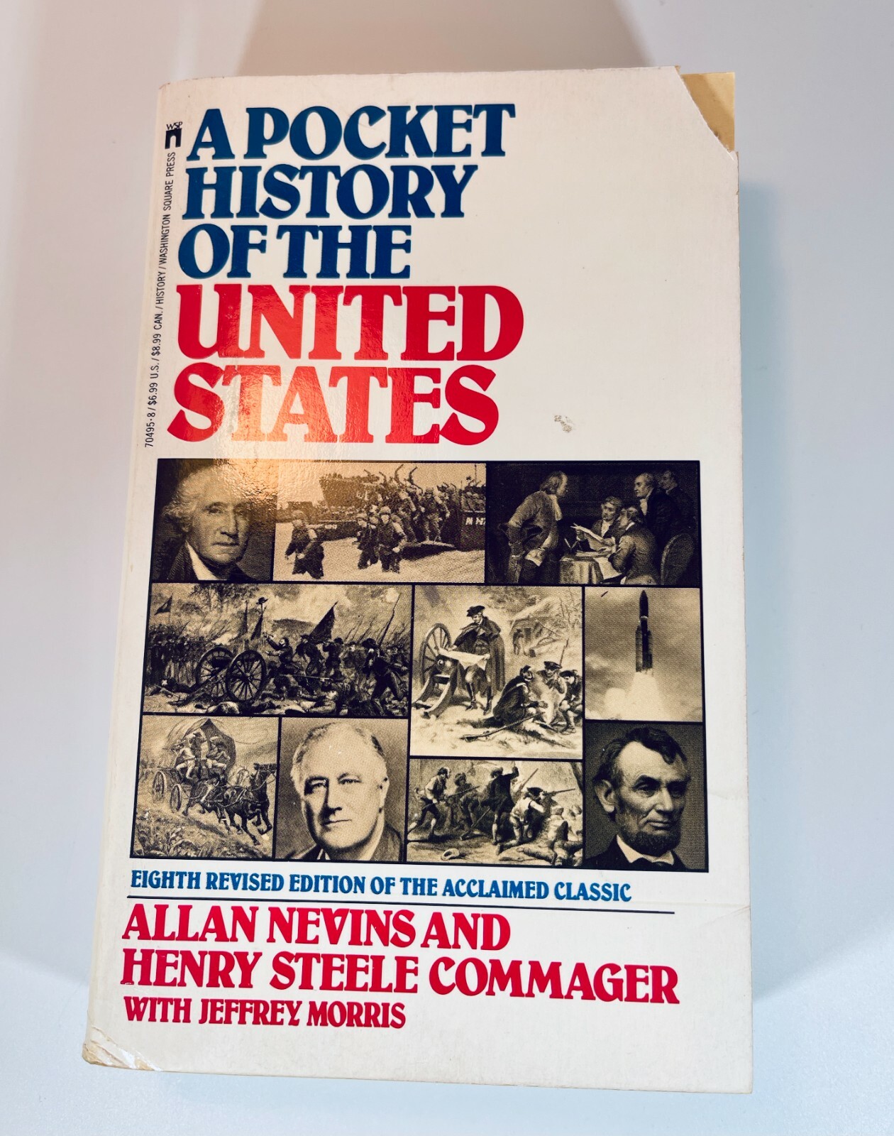 Vintage 1986 A Pocket History of the United States by A Nevins & H S Commager 