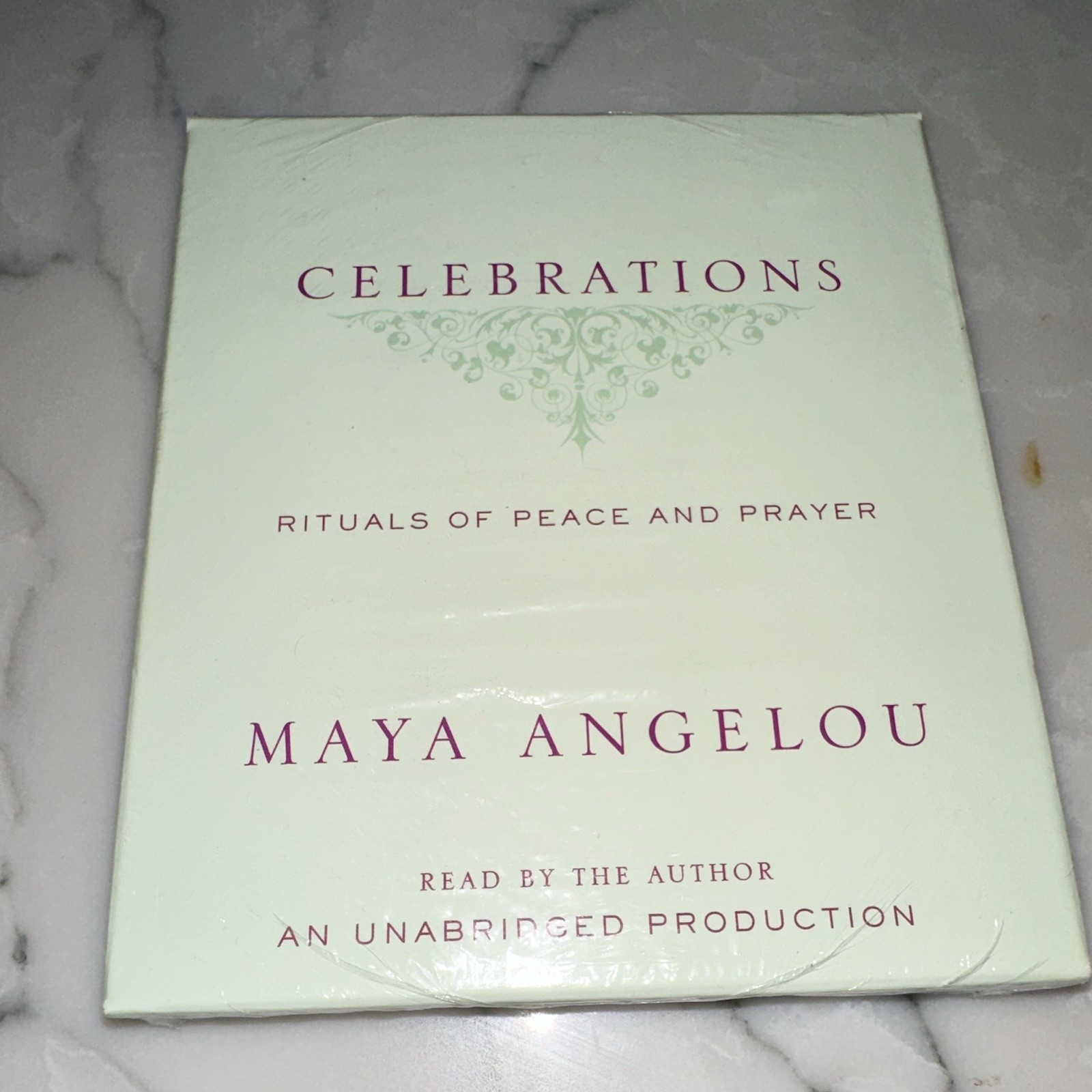 Maya Angelou Celebrations: Rituals of Peace and Prayer Unabridged Audio CD