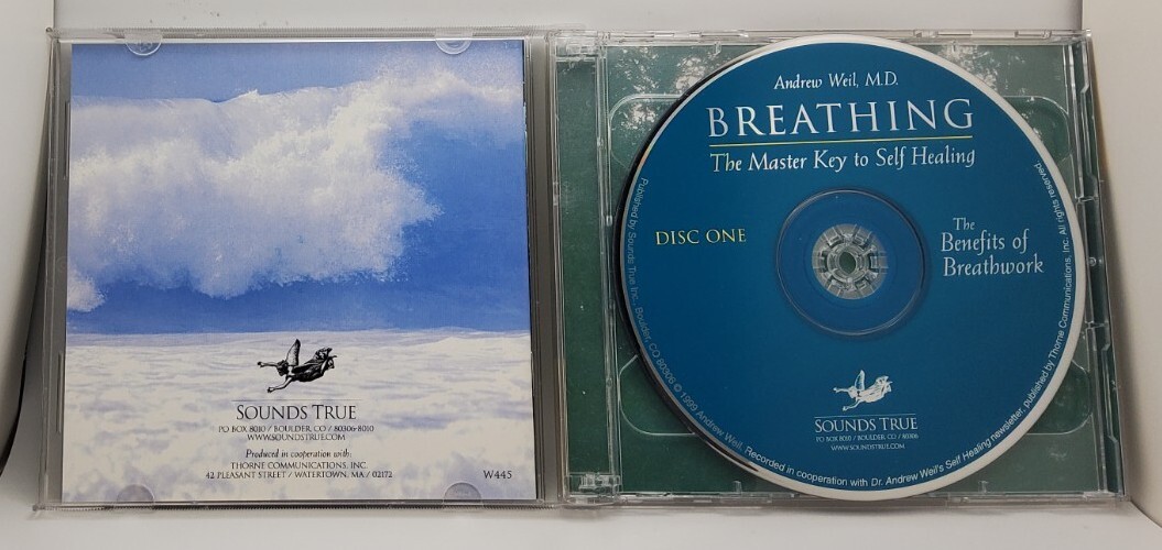 Andrew Weil, M.D. — Breathing : The Master Key to Self Healing 2 CD Set, Pre-own