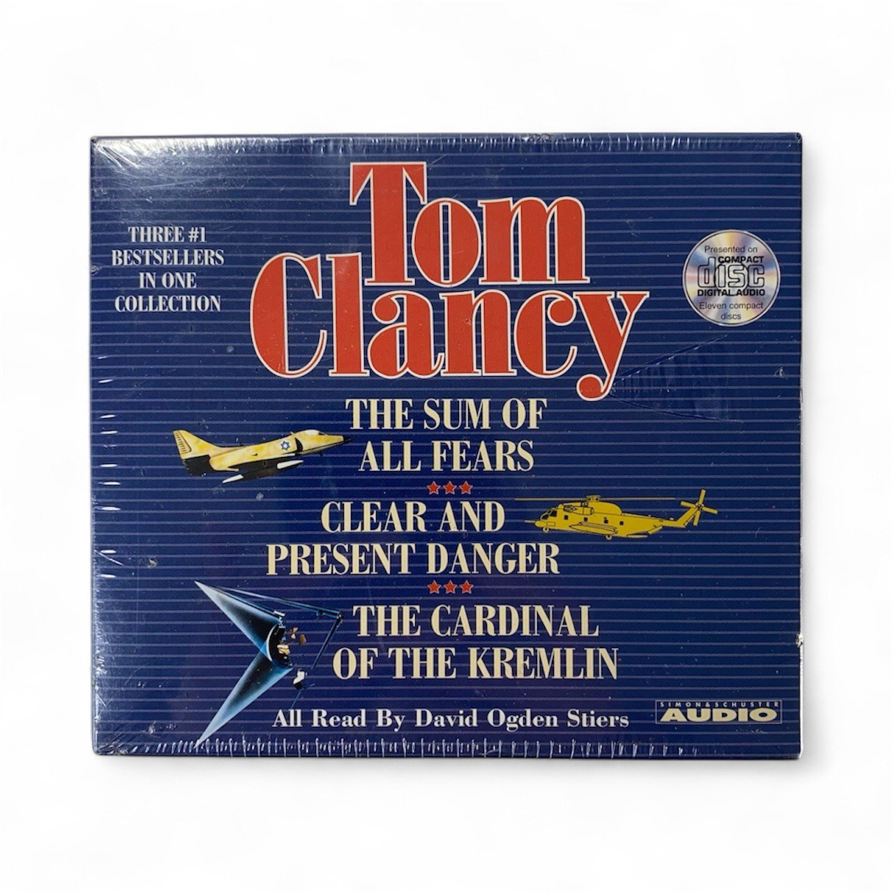Tom Clancy Three #1 Bestsellers in One Collection: CD Set factory sealed