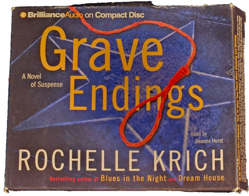 Brilliance Audio «Grave Endings» Read by Denna Hurst 5 Disc Audiobook CD Set