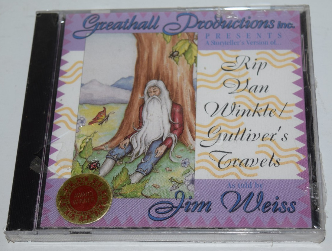 Rip Van Winkle / Gulliver’s Travels 1992 Jim Weiss CD New