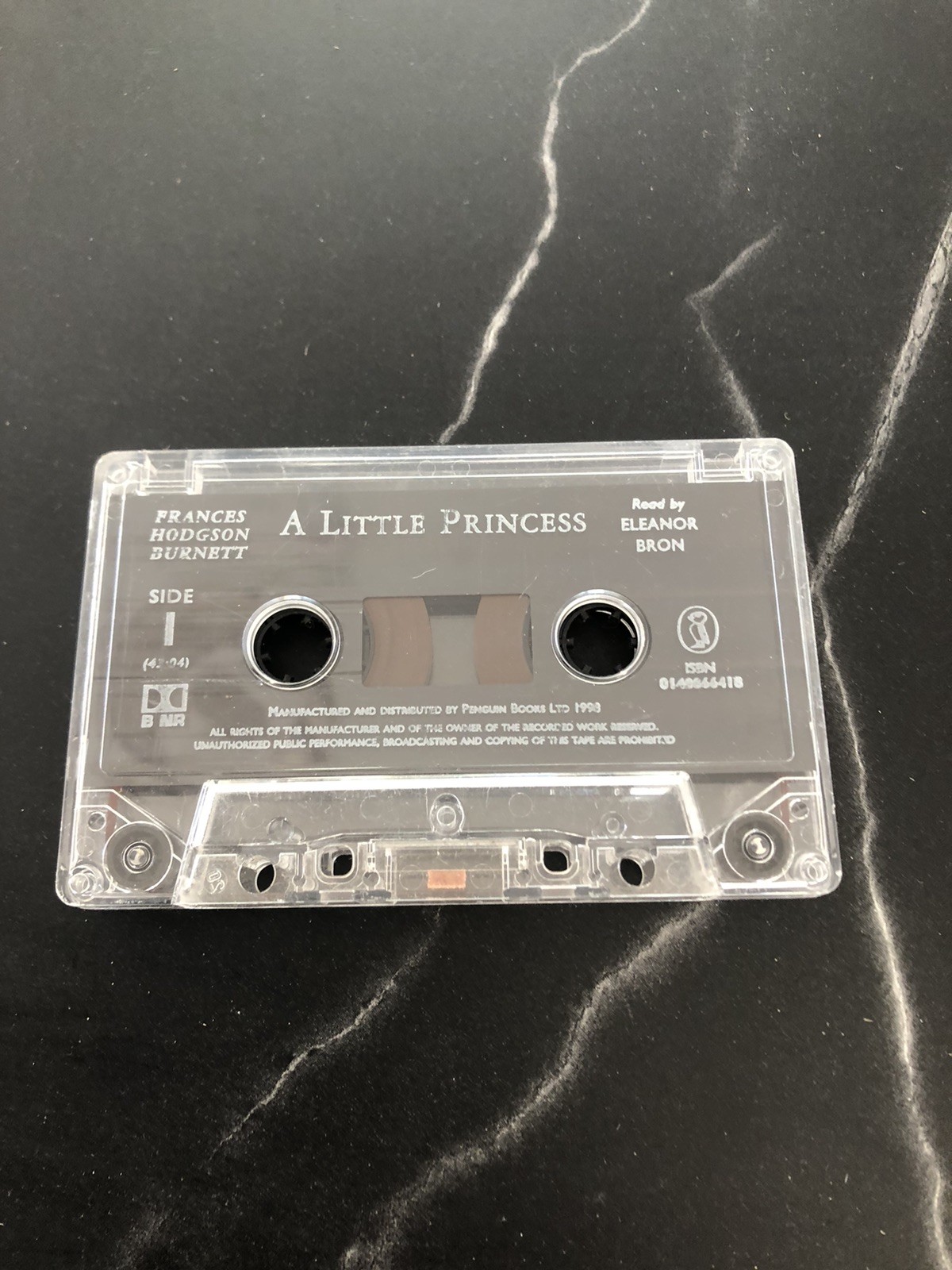 Children’s Audio Cassette — A Little Princess Read By Eleanor Bron — No Cover