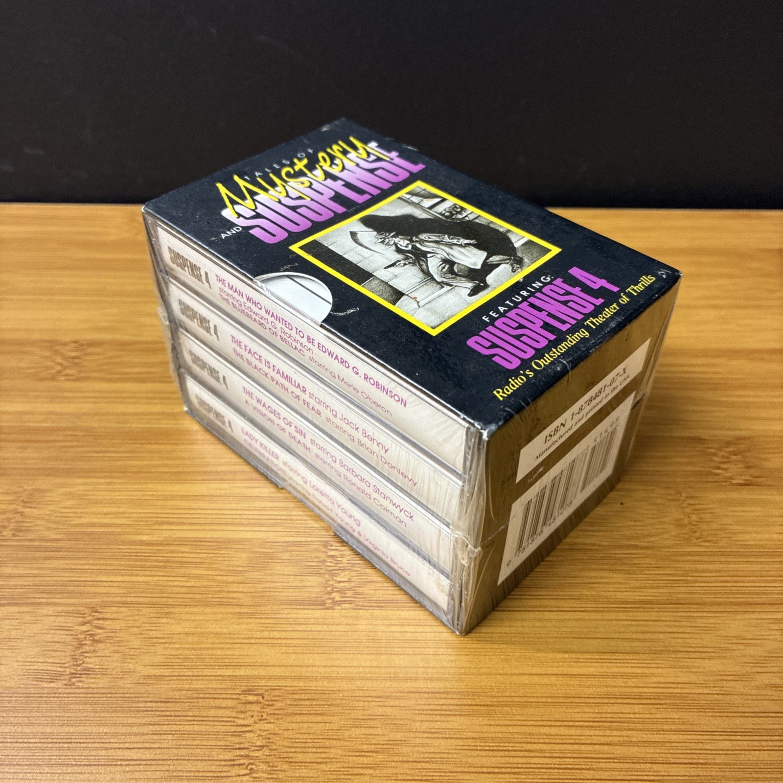 Tales of Mystery and Suspense: Featuring Suspense 4 (4 Audio Tapes) New Sealed