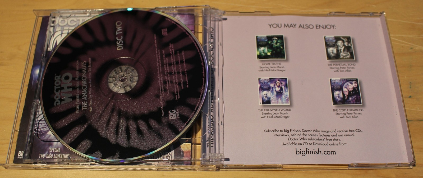 Doctor Who: The Companion Chronicles — 6×7-Anachranauts — CD