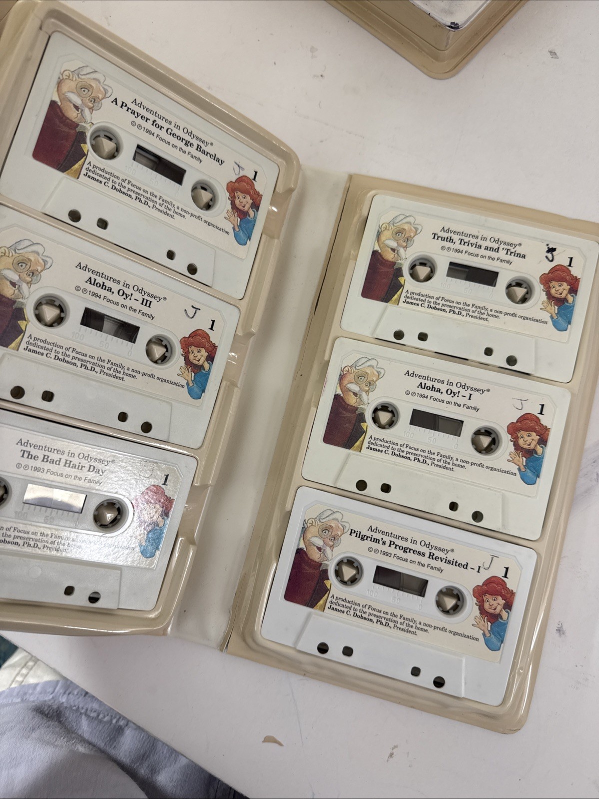 Vintage Adventures In Odyssey, Cassette Tapes, Huge Lot, 84 Episodes, Fair Shape