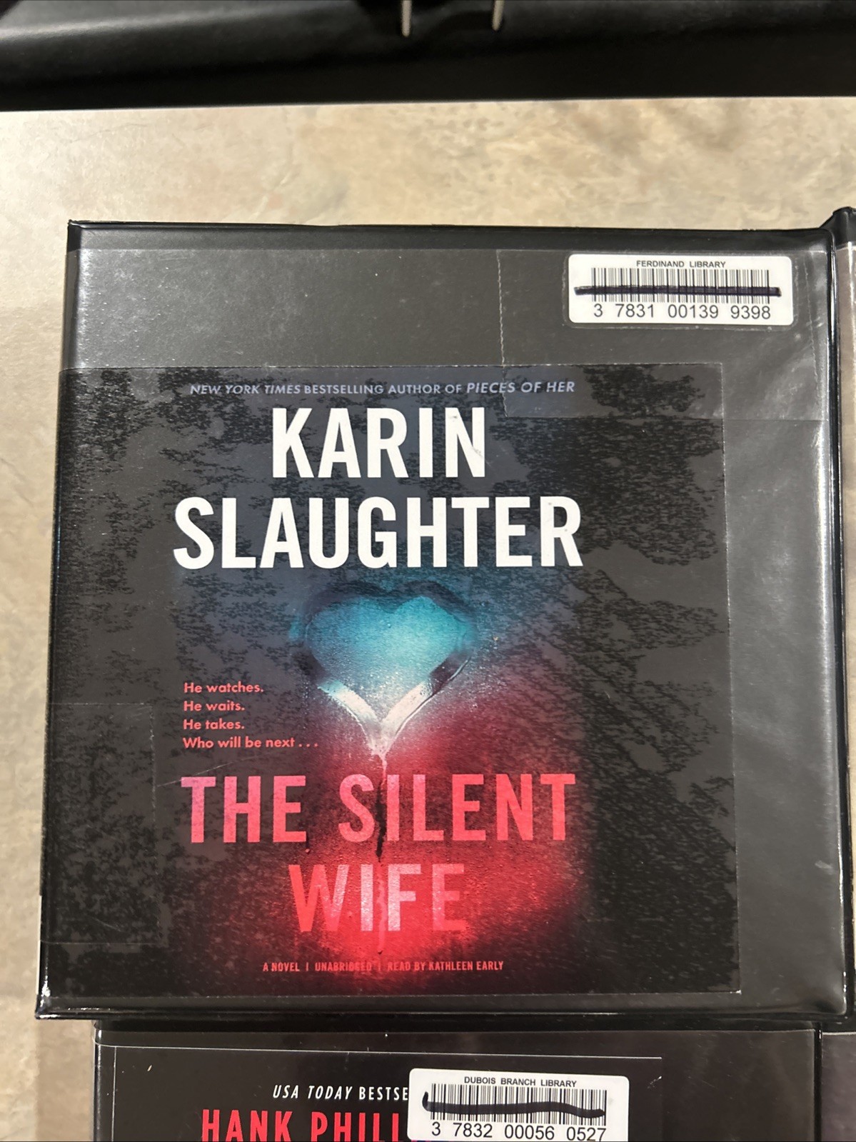 Audiobook 4 Pack, Silent Wife, The Villa, Her Perfect Life, Fallen, Used