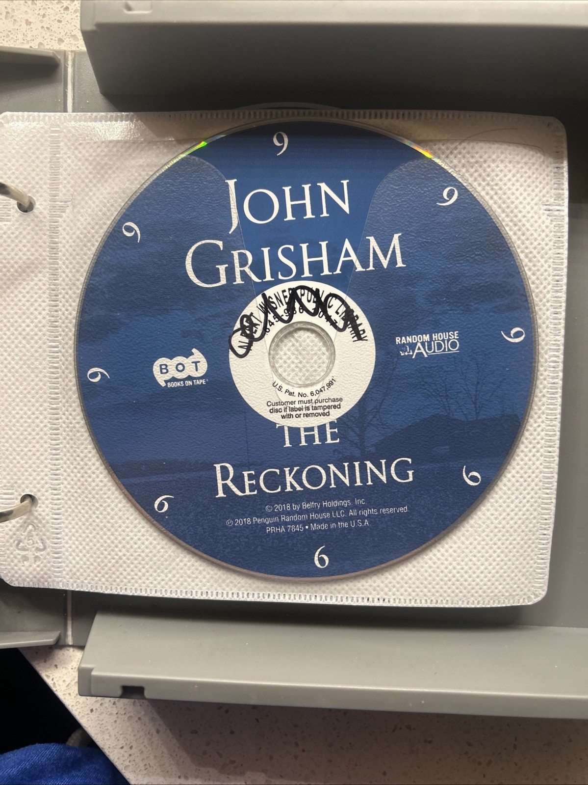 The Reckoning unabridged audio book on 15 CD’s by John Grisham