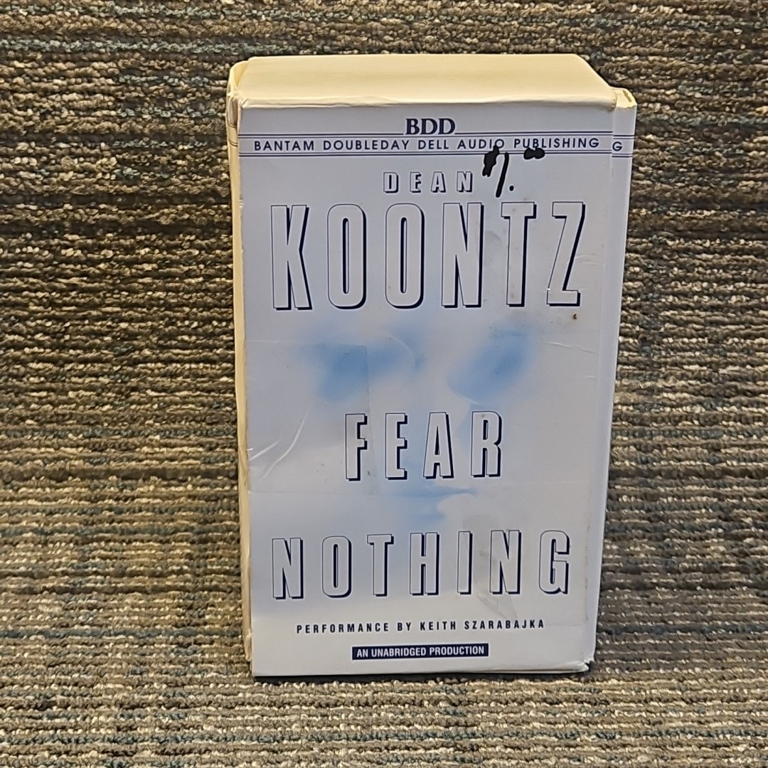Fear Nothing by Dean Koontz Audiobook Cassette 1998 Bantam Doubleday Dell Audio