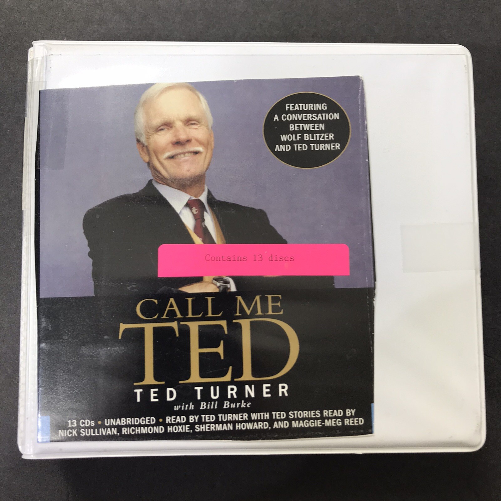 BOOK/AUDIOBOOK CD Ted Turner Autobiography Memoir Philanthropy CALL ME TED