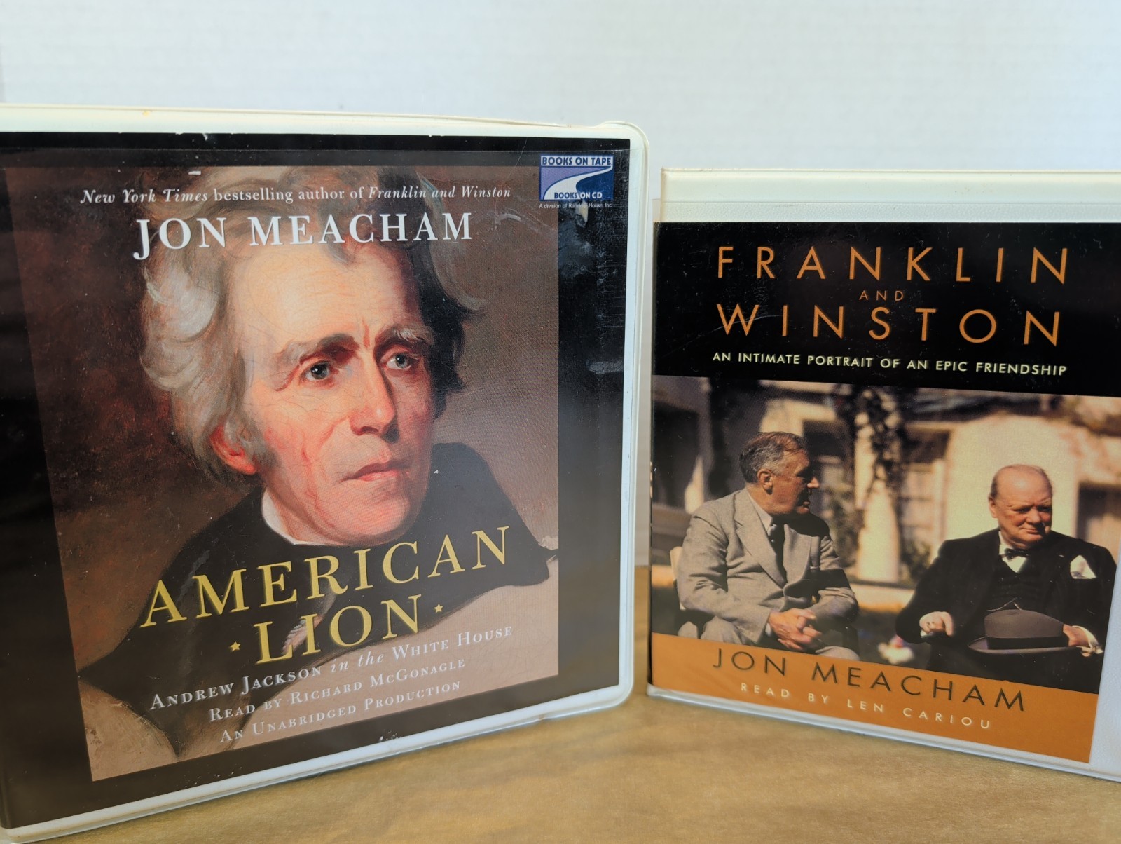 Jon Meacham Lot Of 2 Audiobooks Ex-Library CDs Biography