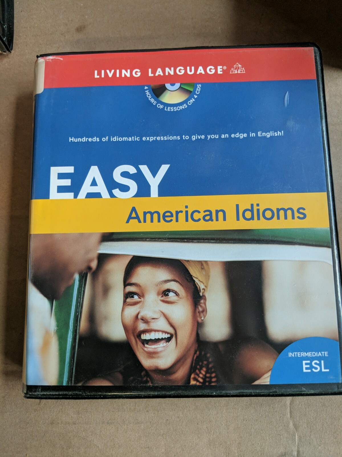 Living language EASY American Idioms intermediate ESL ~ shelf174c