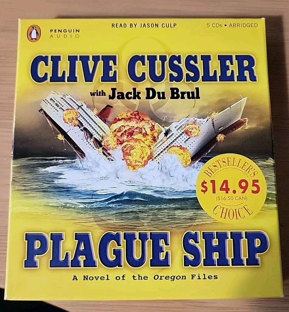 Clive Cussler, Plague Ship, «An Oregon Files Novel», AUDIO BOOK, 5 CDs