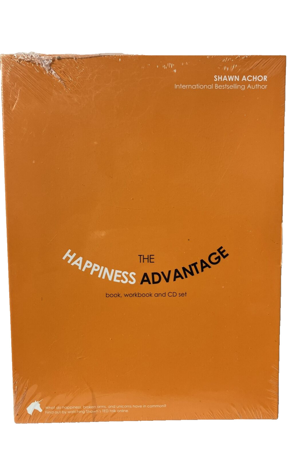 The Happiness Advantage — Shawn Achor (Book/Workbook/CD Set) NEW