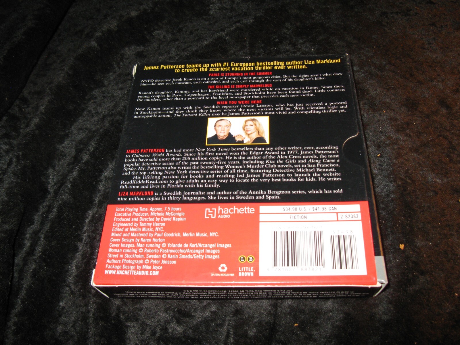 The Postcard Killers by Patterson, James; Marklund, Liza Marklund Unabridged