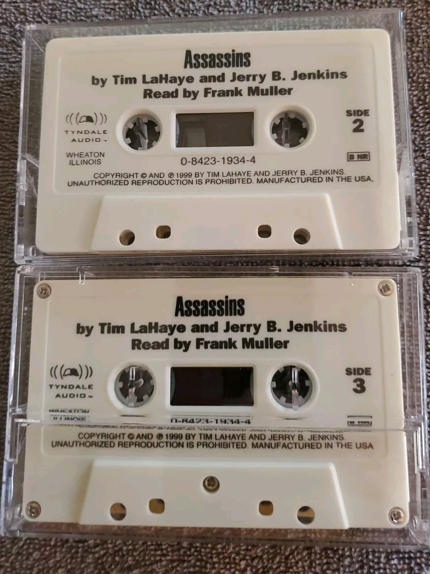 Left Behind Series Cassette Audio Book Lot of 2 -Assassins / The Remnant