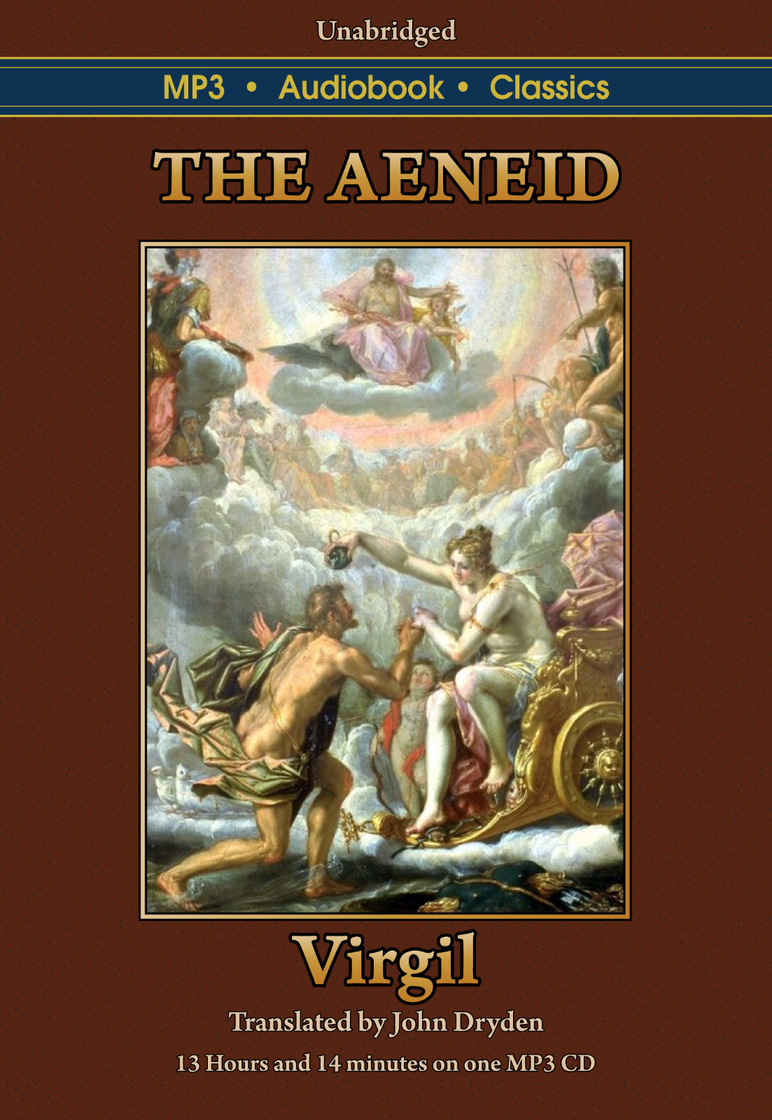 The Aeneid by Virgil — MP3 CD Audiobook in paper sleeve