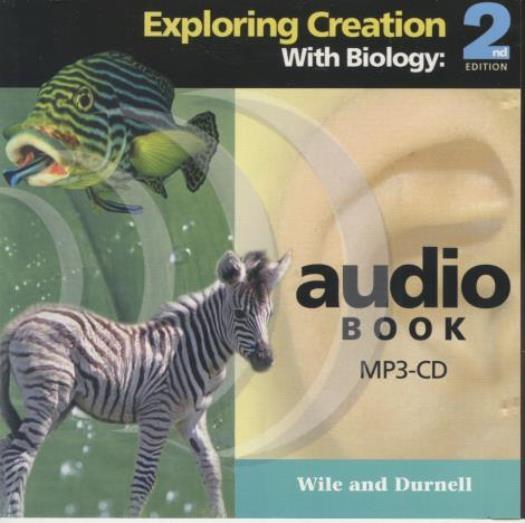 Exploring Creation With Biology 2nd MP3 AUDIO BOOK CD Christian home study help!
