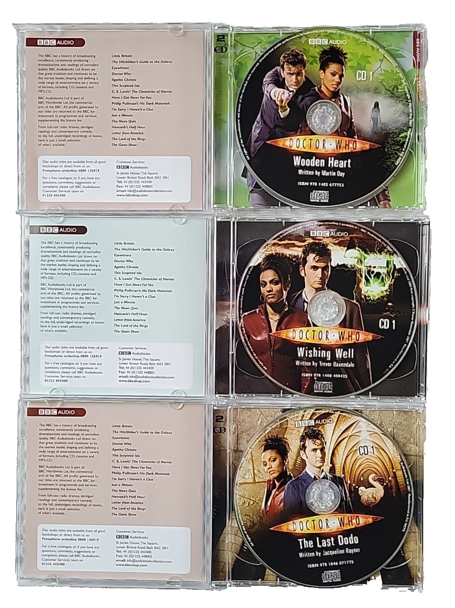 Lot of 5, Doctor Who, Audio Books CD, The Sea Devils, Dominators, Last Dodo, BBC