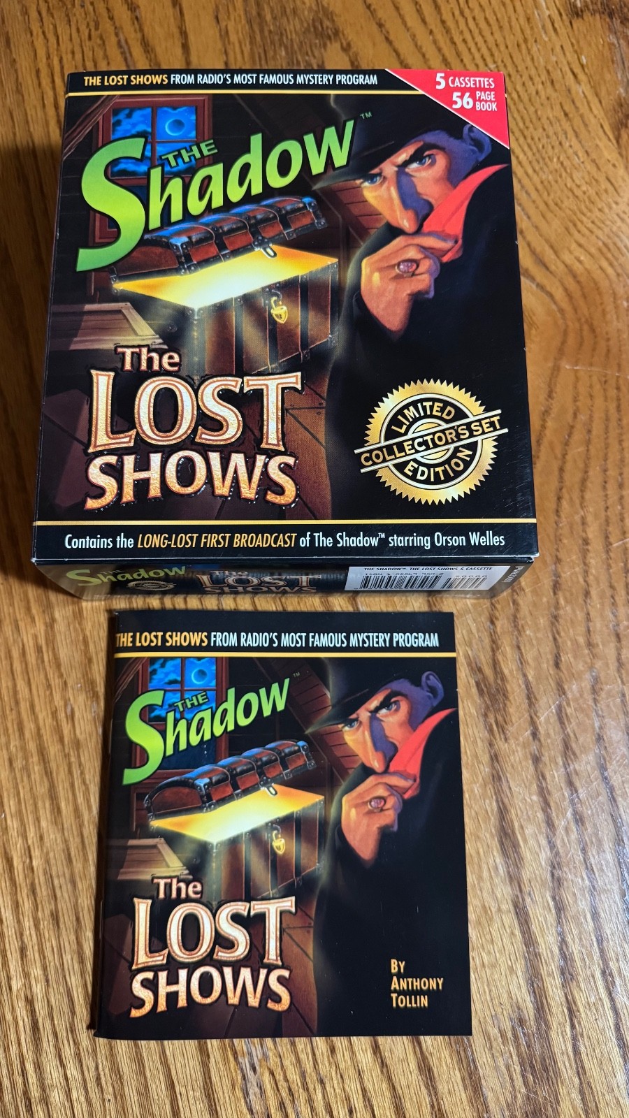 The Shadow: The Lost Shows — Limited Collector’s Edition — 5 Cassettes, 56-pg Bk