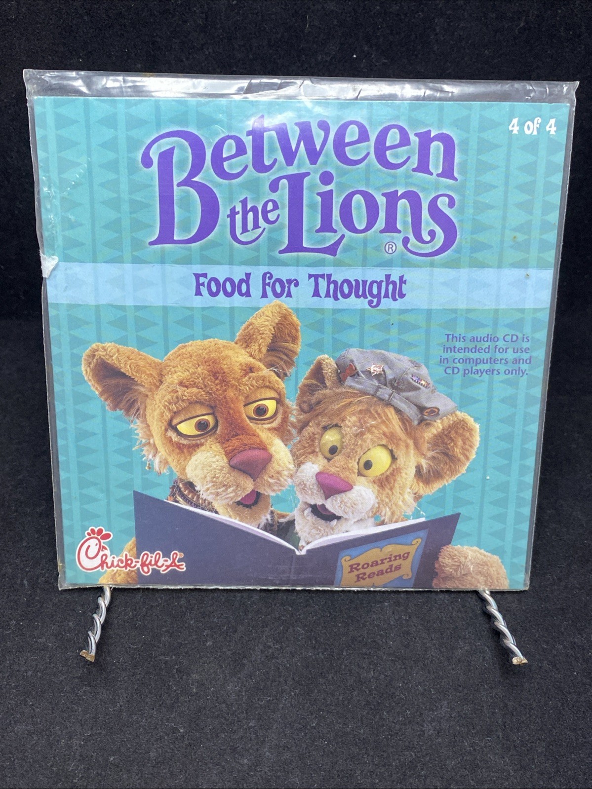 Between The Lions Food For Thought AUDIO CD NEW SEALED PROMO CHICK FILA PBS KIDS
