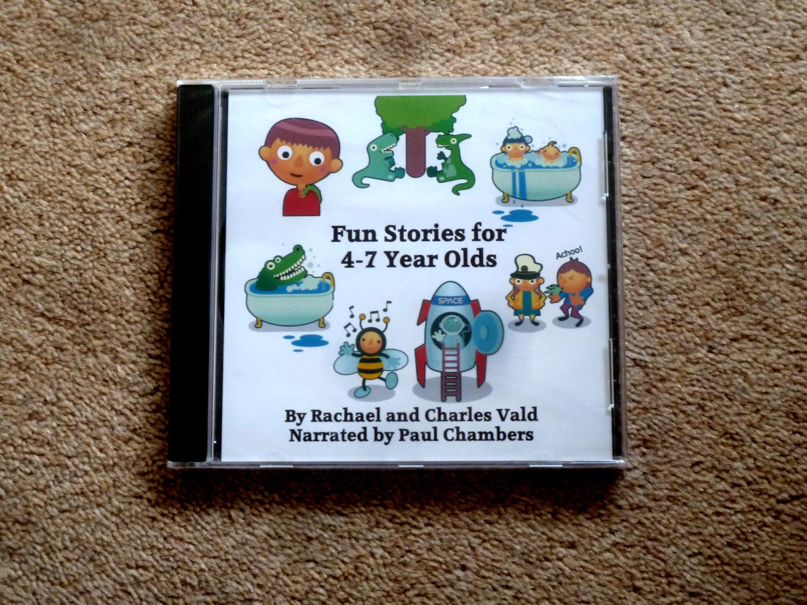 FUN STORIES FOR 4 — 7 YEAR OLDS ( NEW ) — AUDIO BOOKS -TALKING BOOKS ( 1 CD)