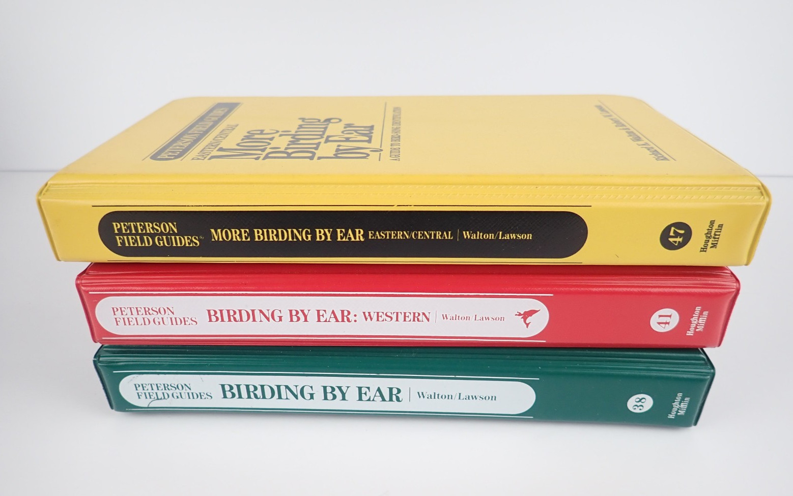 Peterson Field Guides Birding by Ear Cassette Tapes Lot Eastern/ Central Western