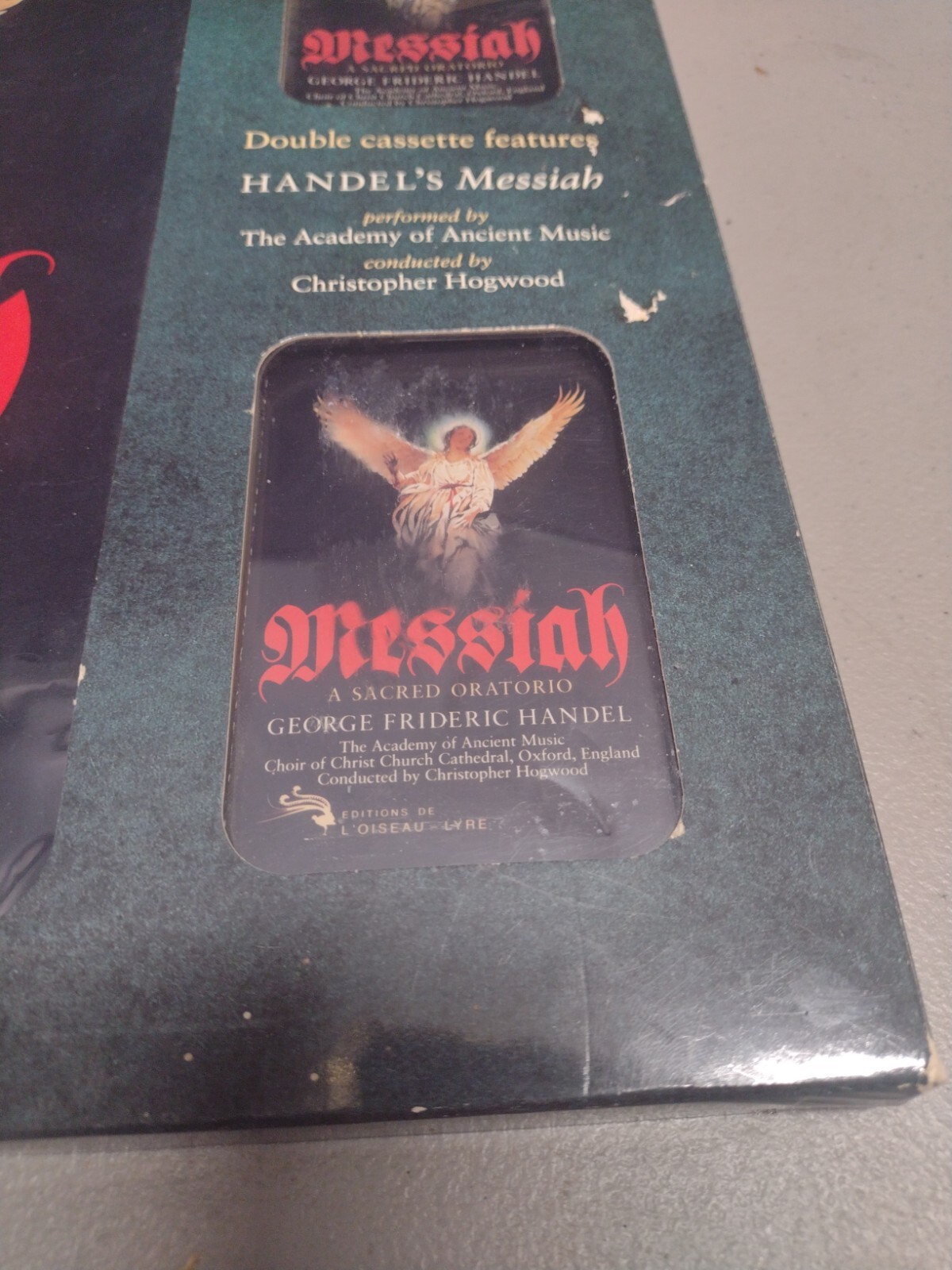 MESSIAH Wordbook For The Oratorio W/ Cassettes HANDEL illustrated Moser Hogwood