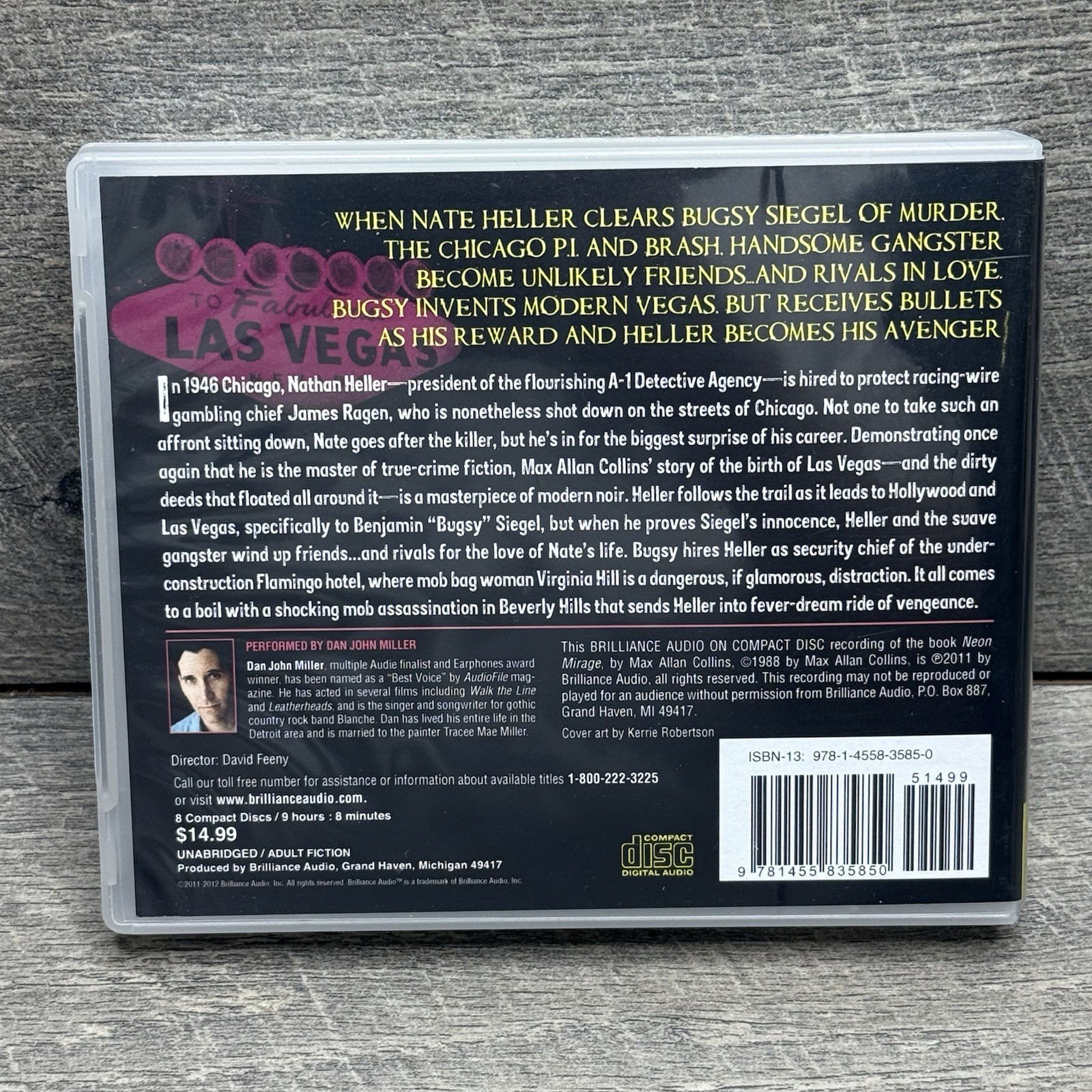 Neon Mirage (A Nathan Heller Novel) Max Allan Collins — Audiobook CD