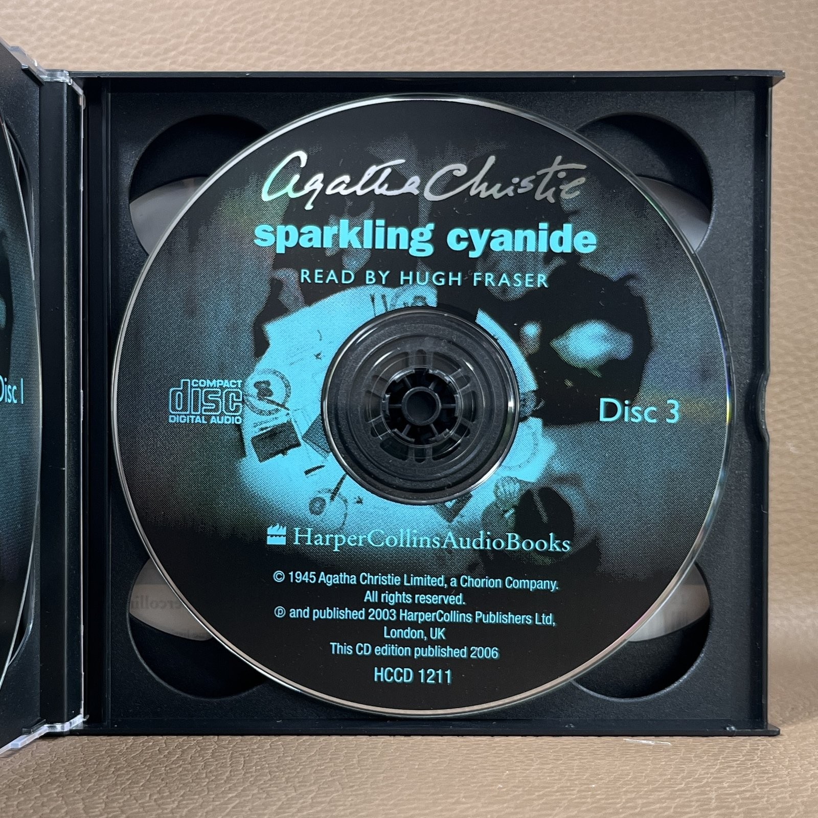 Agatha Christie Sparkling Cyanide Audio Book 6 CDs Unabridged 2006