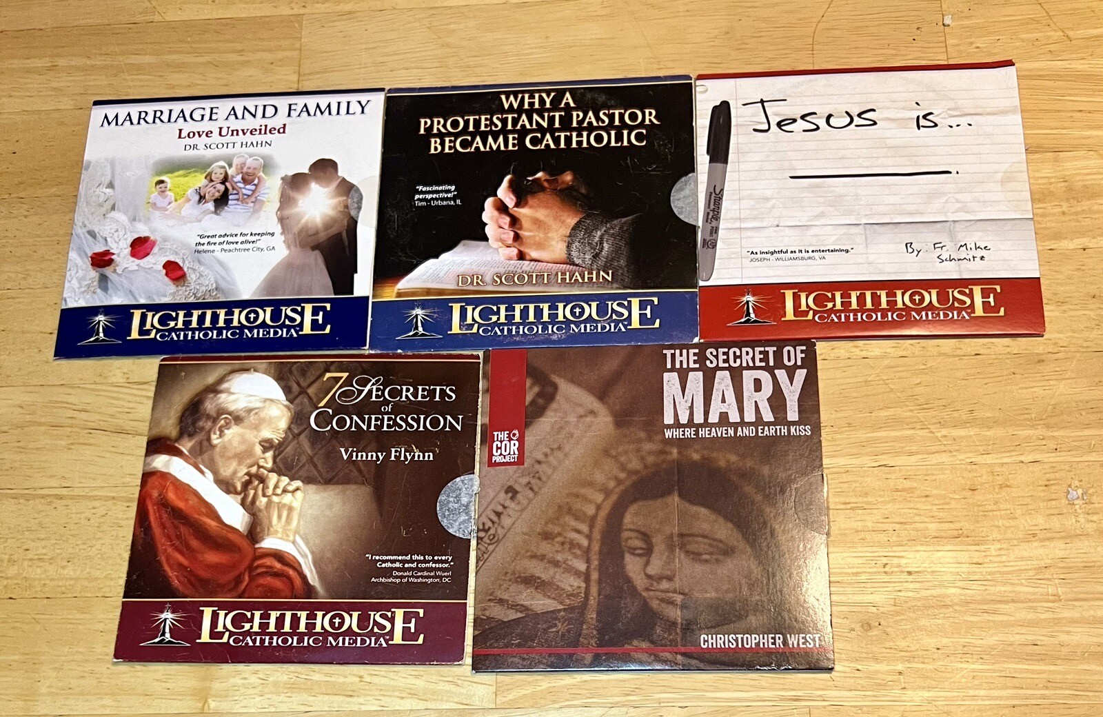Lighthouse Catholic Media Cd of the Month~ Lot of 5