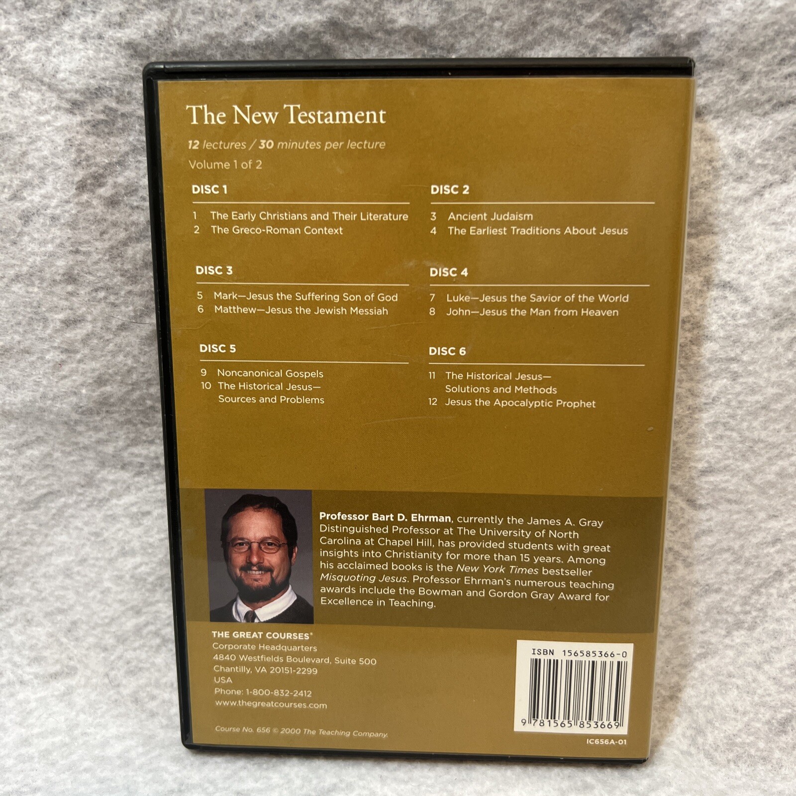 The Great Courses The New Testament Volume 1 & 2 Audio CD 12 Discs
