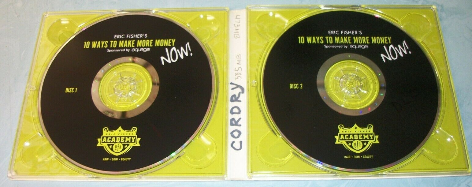 Eric Fisher 2 Titles Lot: 10 Ways To Make Money Now — Possibility Thinking (CDs)
