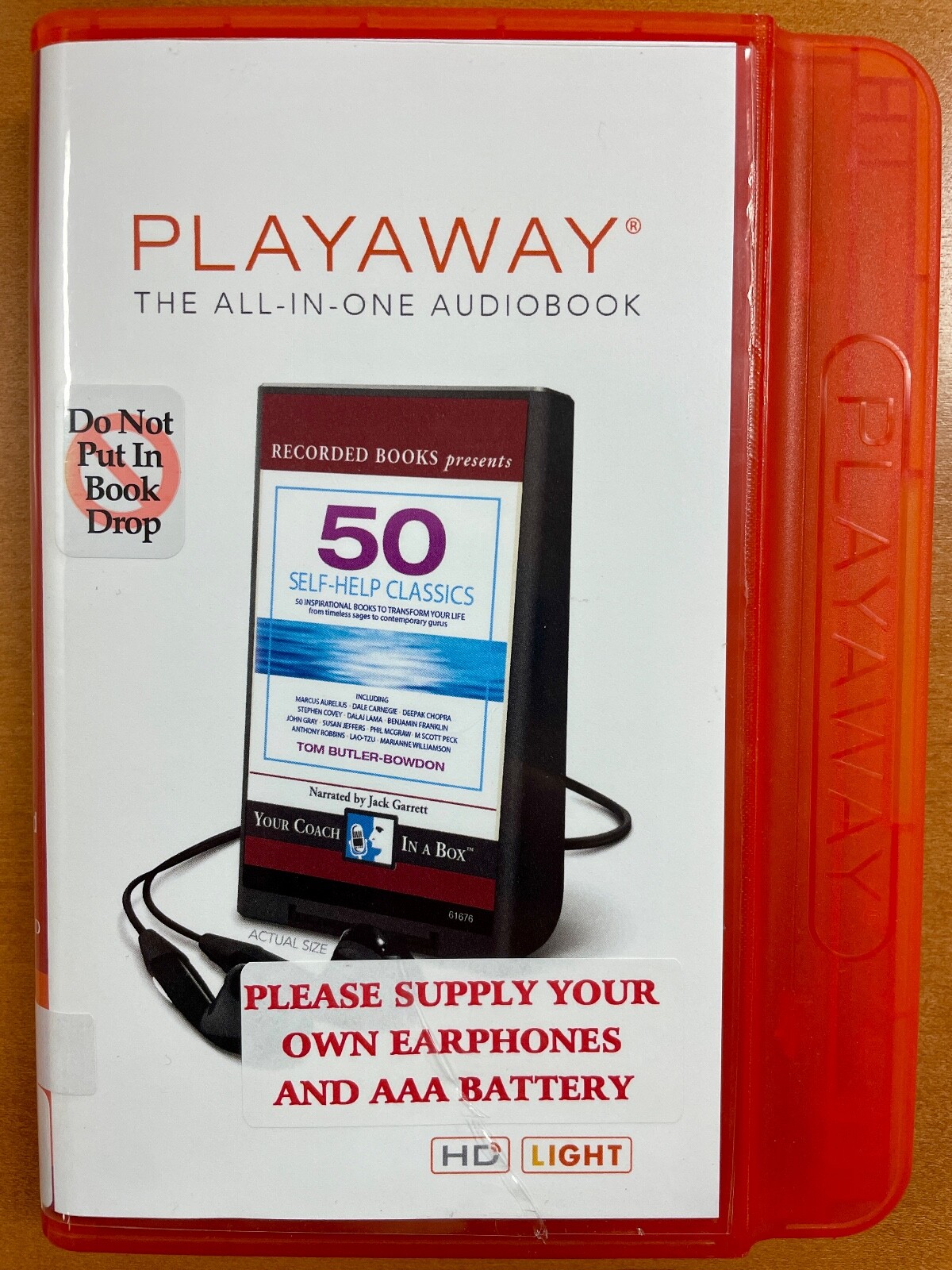 Various Nonfiction PLAYAWAY Pre-Loaded Audiobooks in GOOD condition