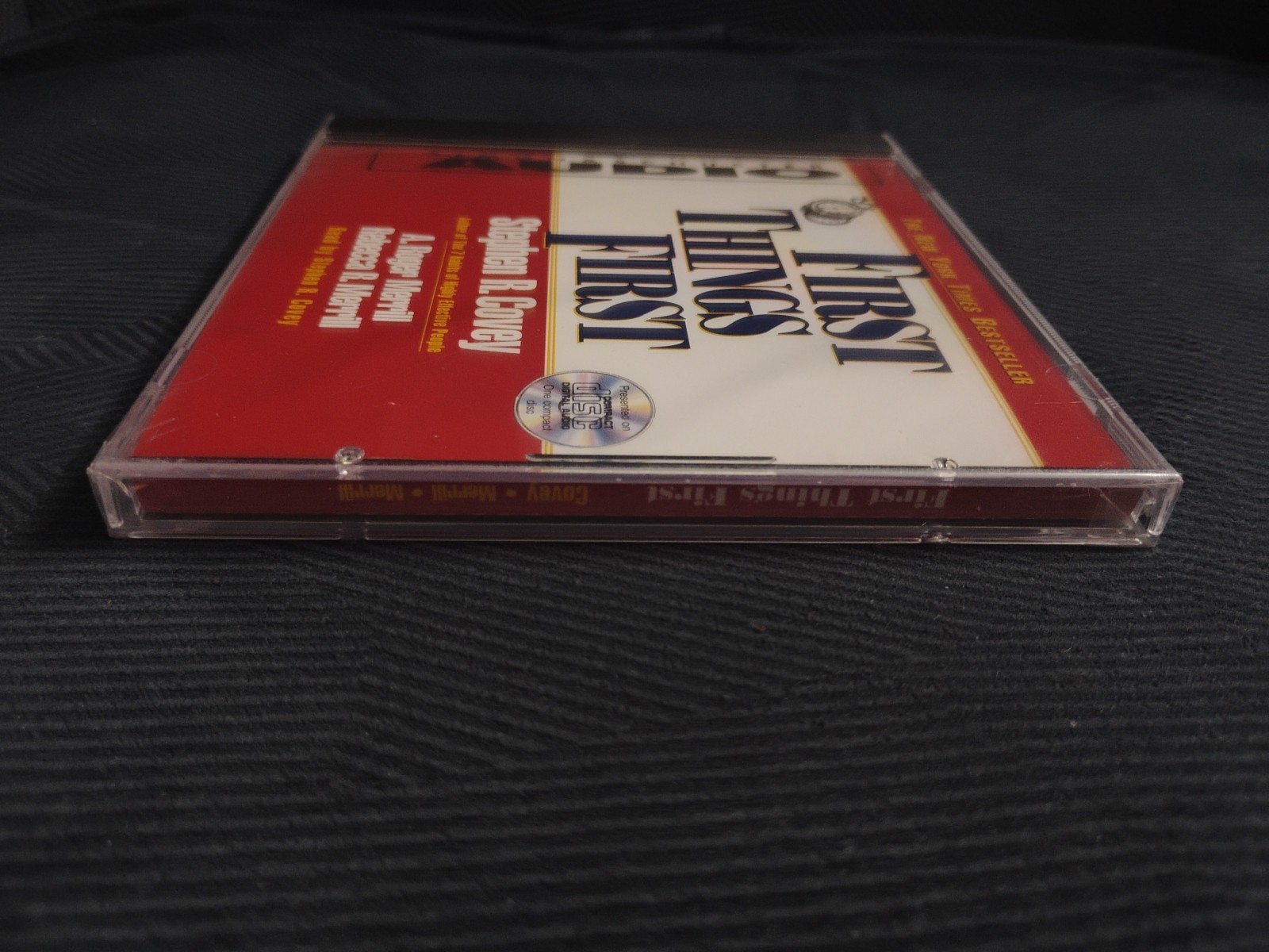 FIRST THINGS FIRST (1999) by Stephen R. Covey — CD Audiobook — Factory Sealed!