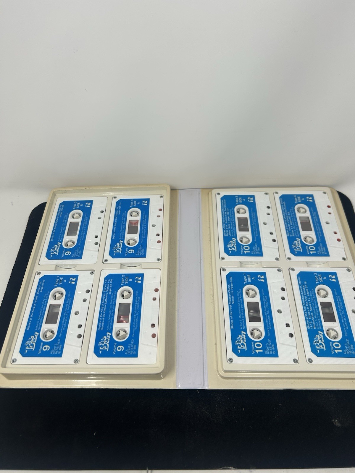 The Bible Story Cassette Library Vol 1–10 Arthur S Maxwell Complete Set Pre Own