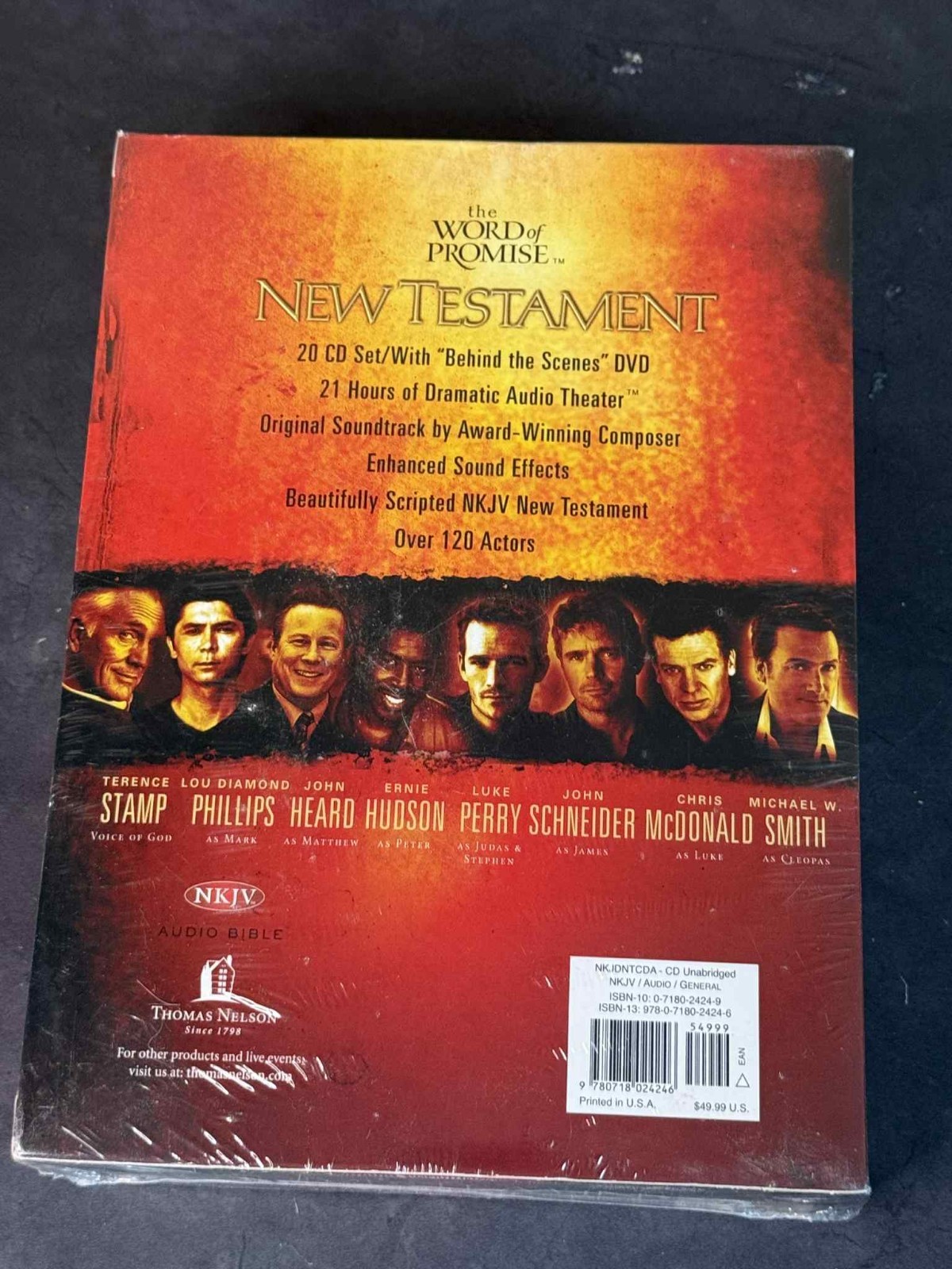 The Word of Promise New Testament by Thomas Nelson Publishing Staff Audiobook CD