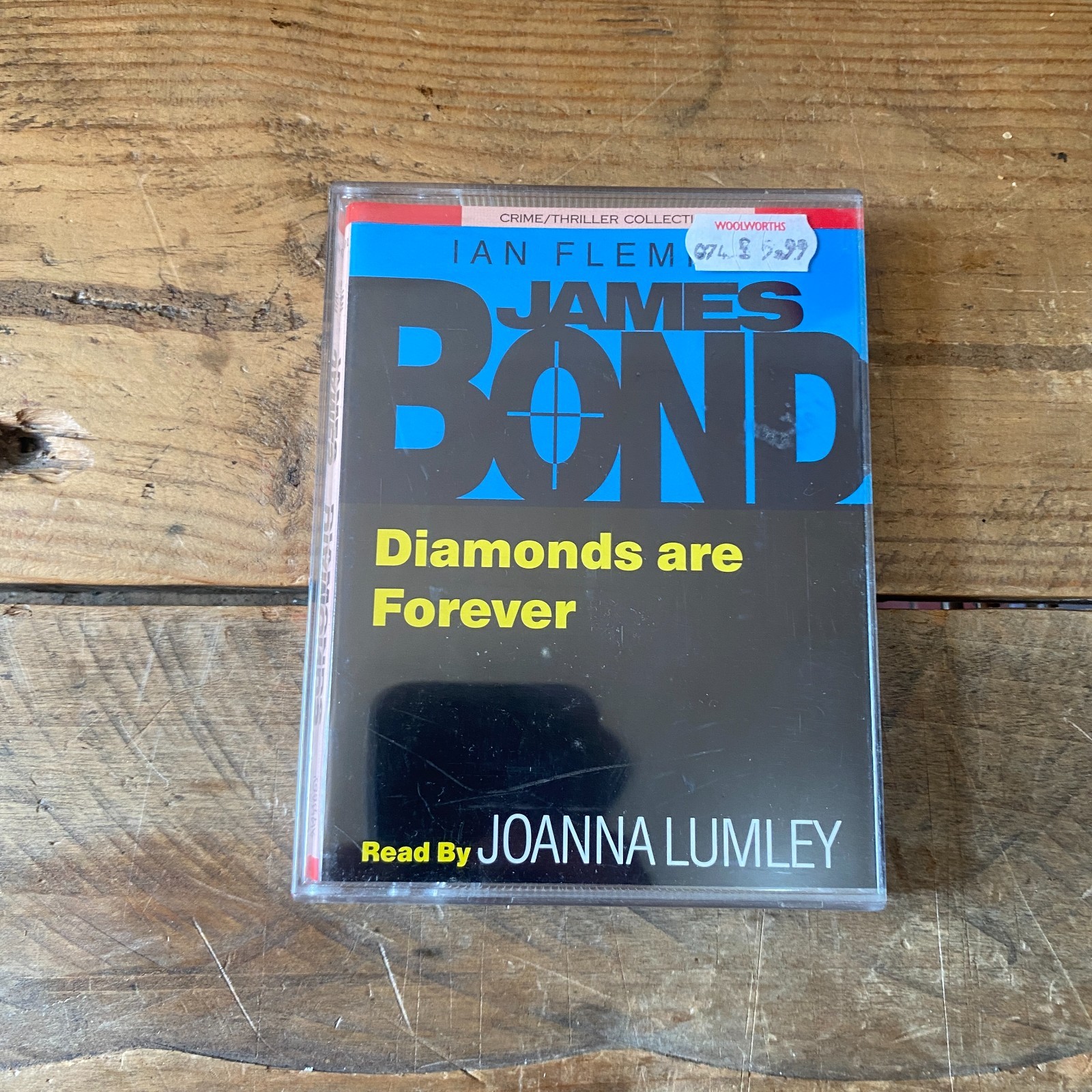 James Bond Diamonds are Forever Audiobook Cassette — Ian Fleming — Joanna Lumley