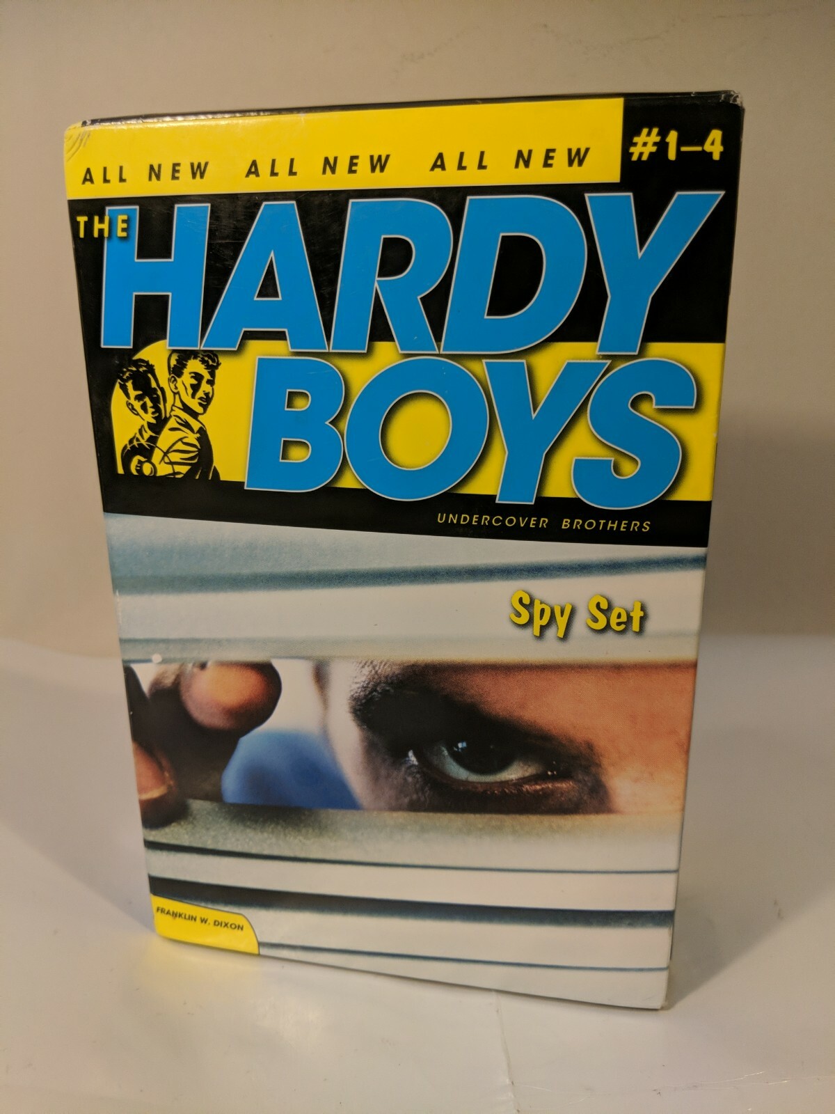The Hardy Boys Boxed Set 1-4 Undercover Brothers Spy Set PBs Franklin Dixon Lot