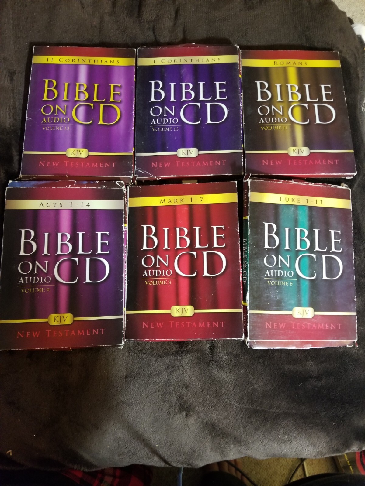 Bible On Cd Lot KJV vil. 3 5 9 11 12 13 Luke Mark Acts Roman’s Corinthians l &ll