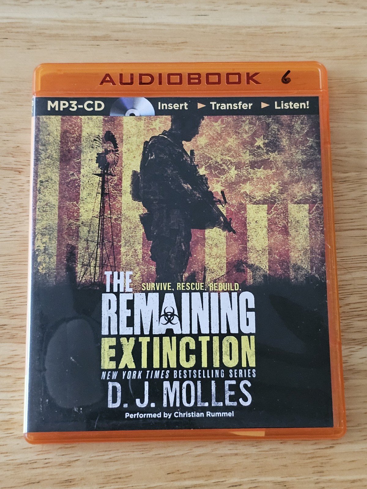 The Remaining: Extinction by DJ Molles Audiobook MP3 Audio CD Sci-fi 2015 VG