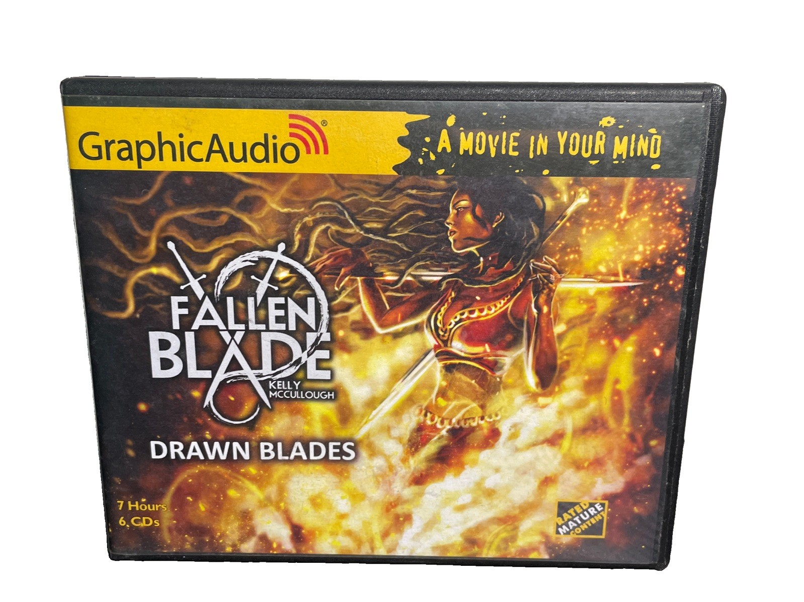Drawn Blades The Fallen Blade #5 Kelly McCullough GraphicAudio 6 CD Set
