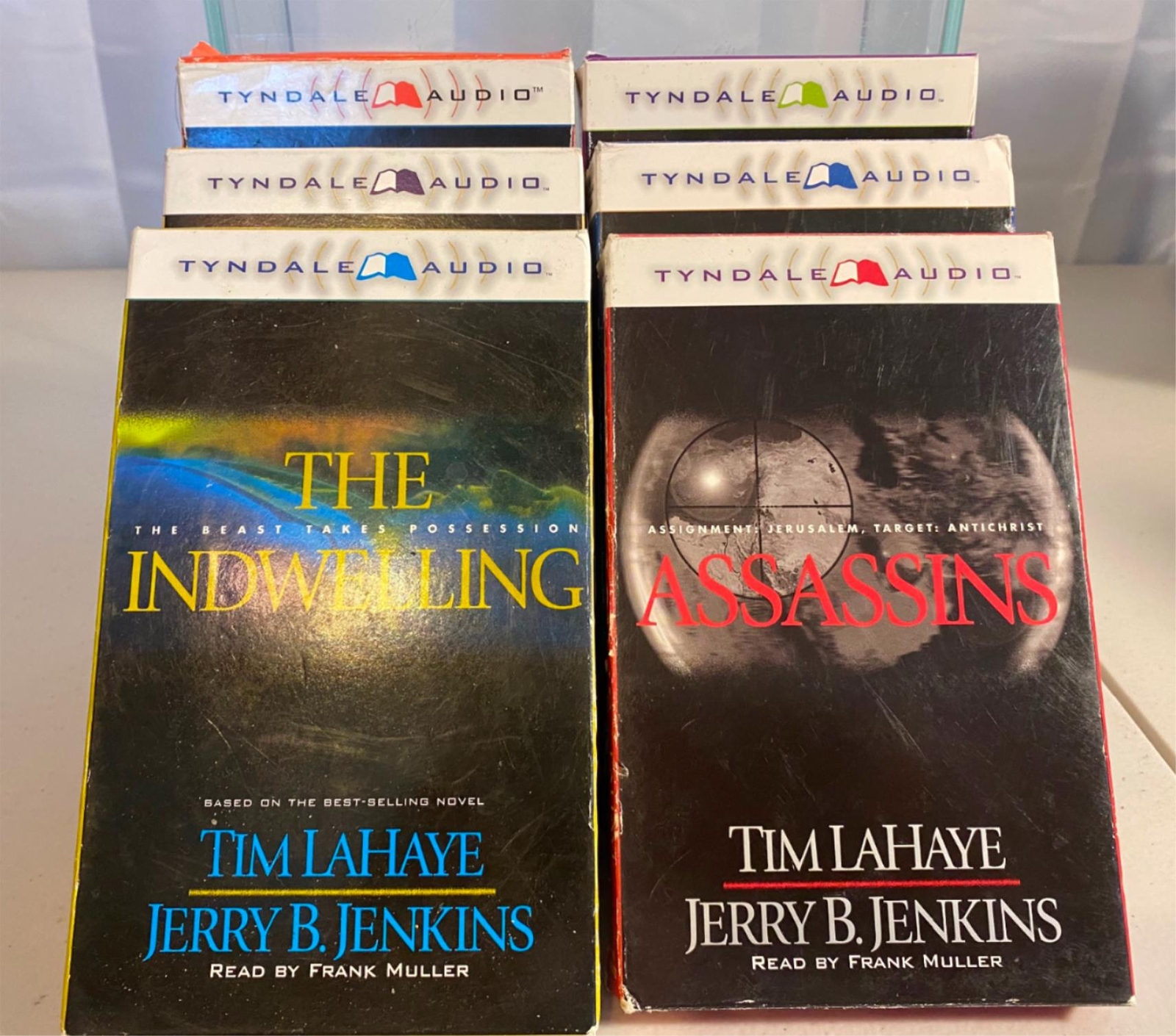 Left Behind Audio-Book Lot Of 6 Titles Desecration and 5 More Pre-Owned