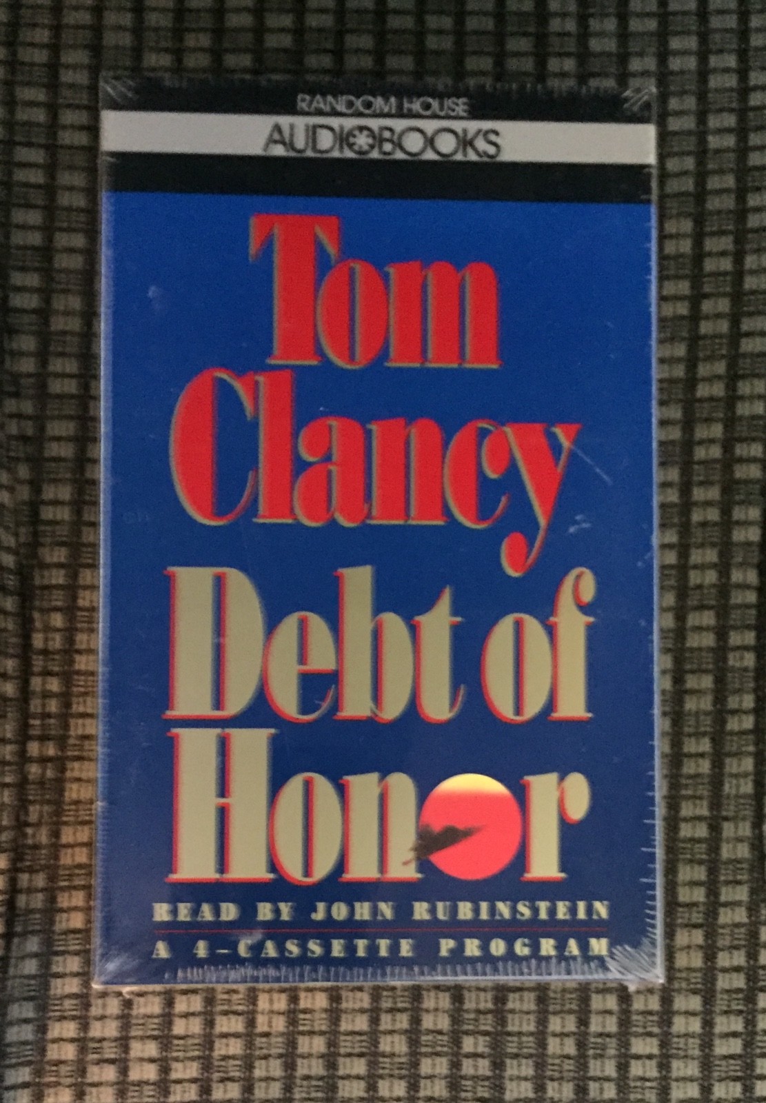 Tom Clancy Debt of Honor-Random House Audiobooks — 4 Cassette read by Rubinstein